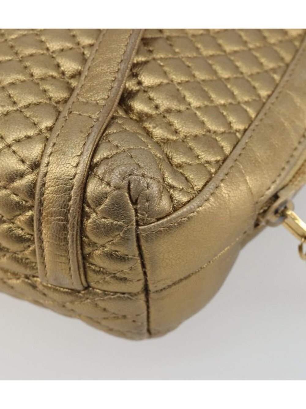 BALLY Backpack Leather Gold - Picture 10 of 16